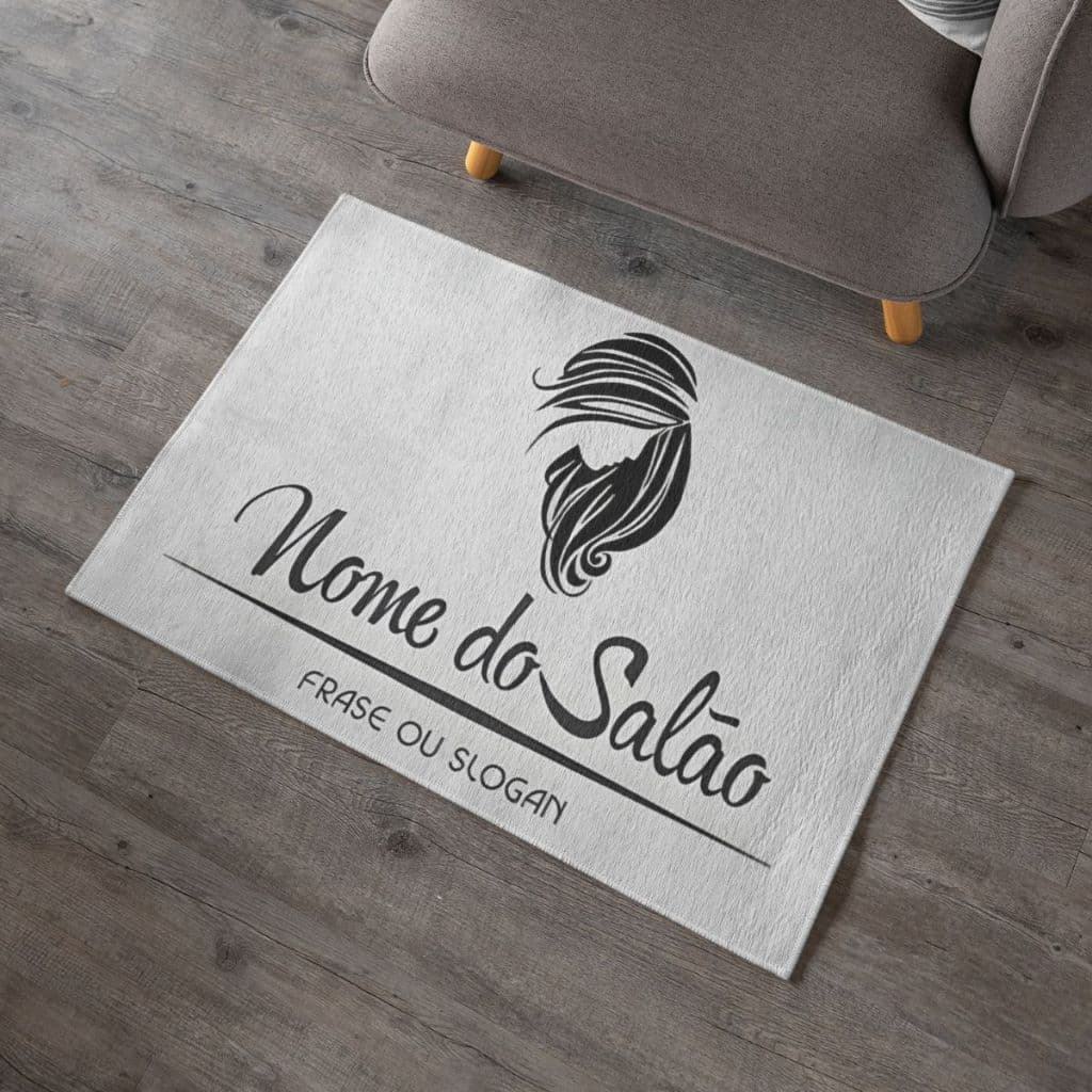 Tapete Porta de Entrada 40x60 e 70x30 com Sua Empresa Salão Aqui Antiderrapante