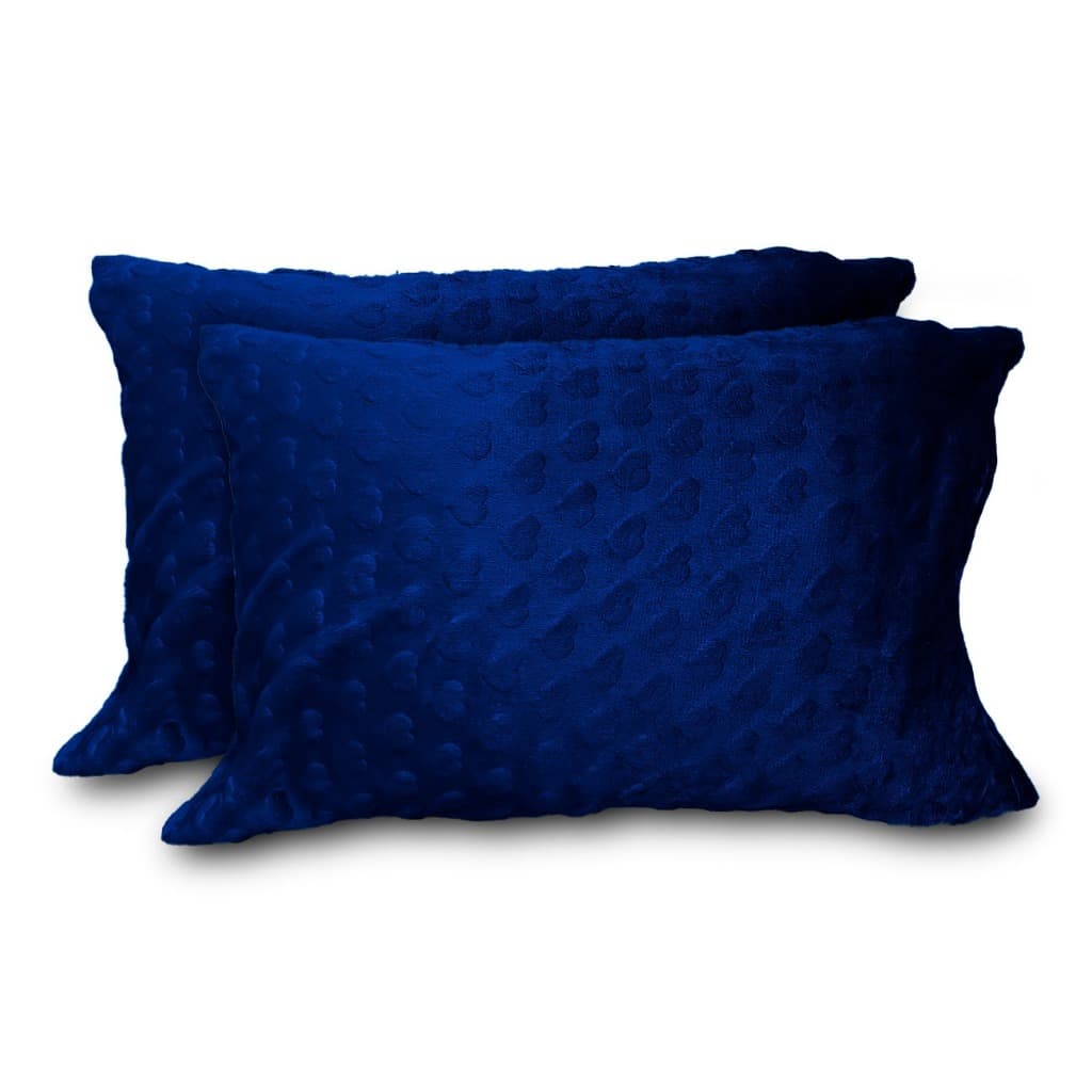 Fronha Flannel Coracao 2Pcs