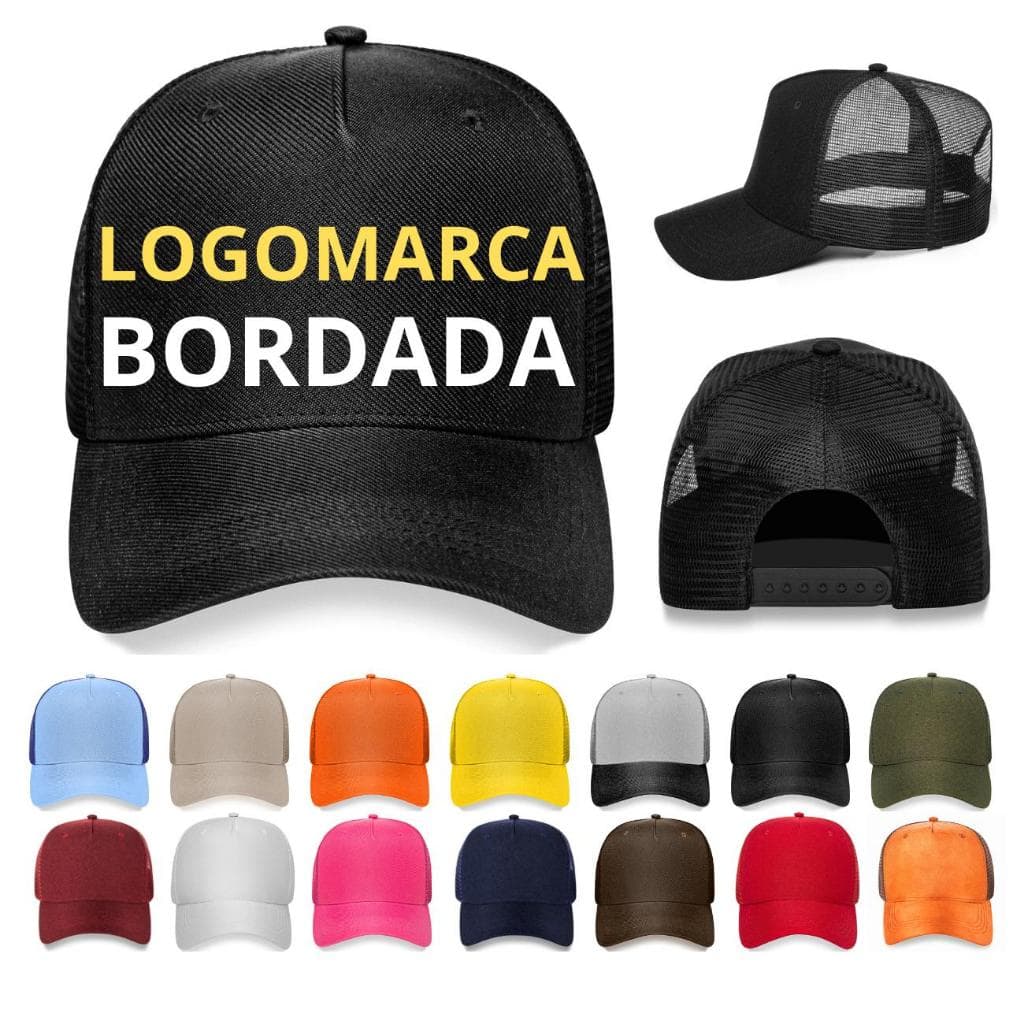 Boné Personalizado Bordado Aba Curva Truck Telinha Redinha