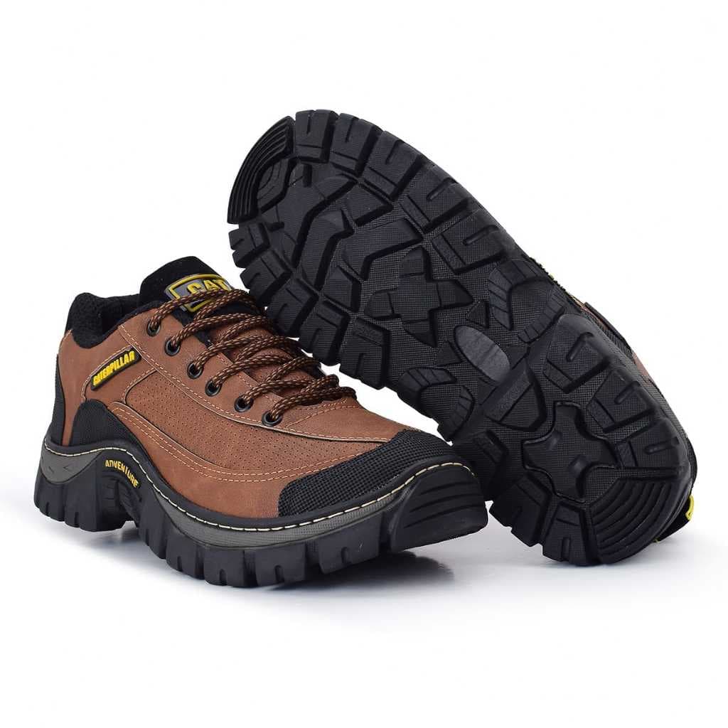 Tênis Cat Bota Cano Baixo Adventure Trilha Trabalho Solado Tratorado Antiderrapante Envio Imediato 38 ao 43