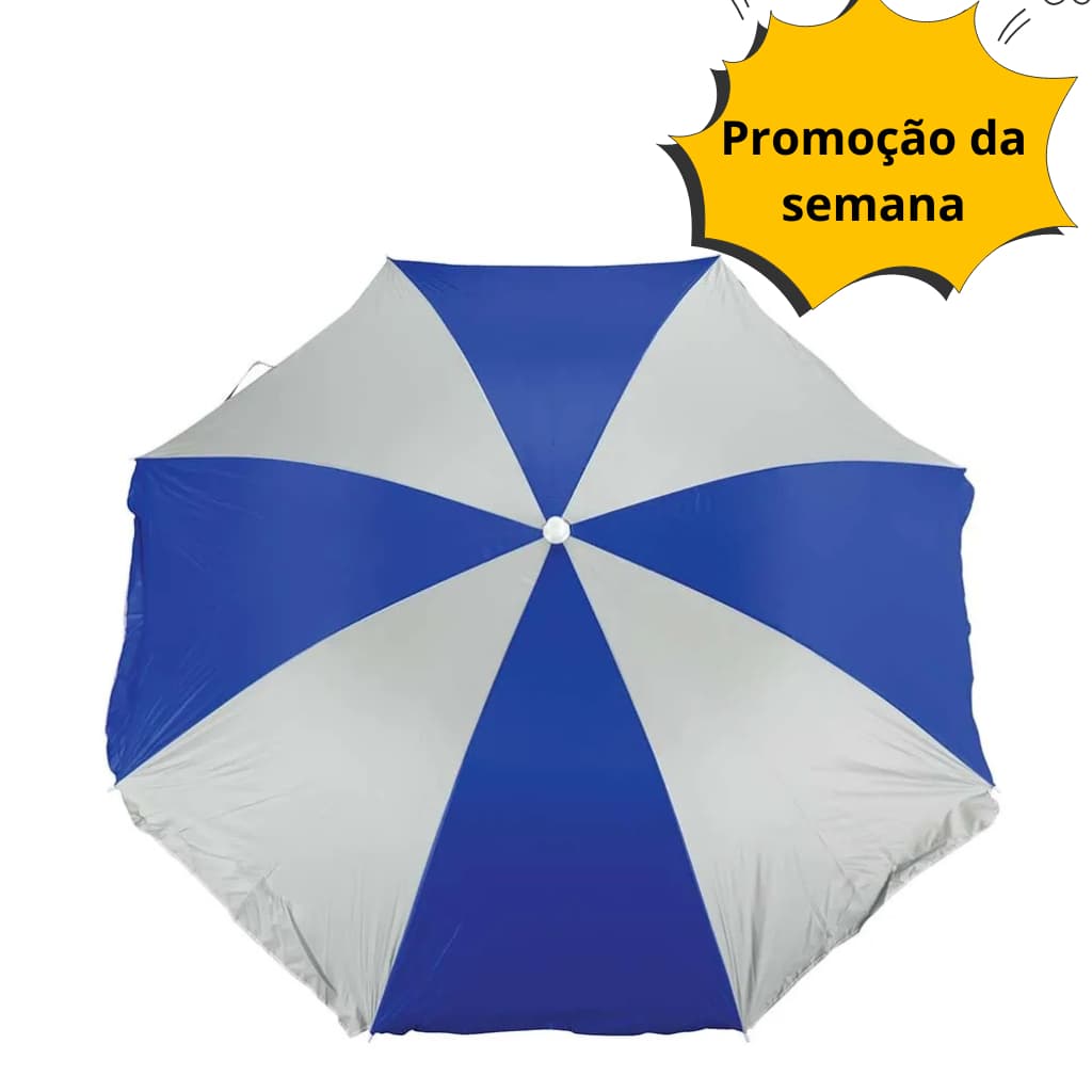 Guarda-sol Gigante 1,80m Fator 70 com Silver Coating Piscina Praia Pesca Mor