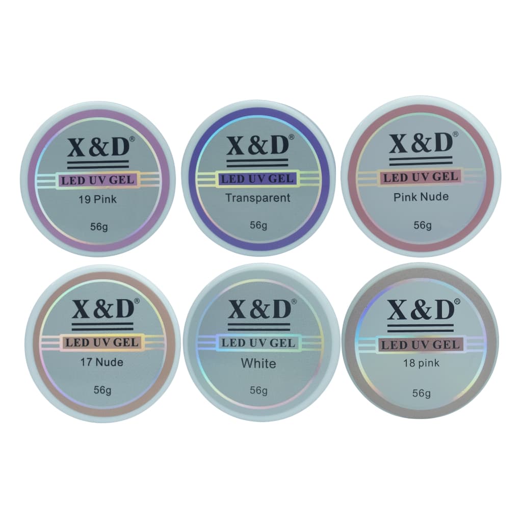Gel XED X&D p/ unhas de gel fibra 56G unid