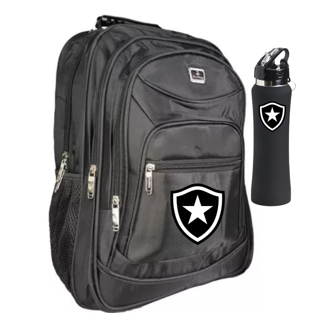 BOLSA MOCHILA TIME BOATA FOGO+ GARRAFA TERMICA 500ML