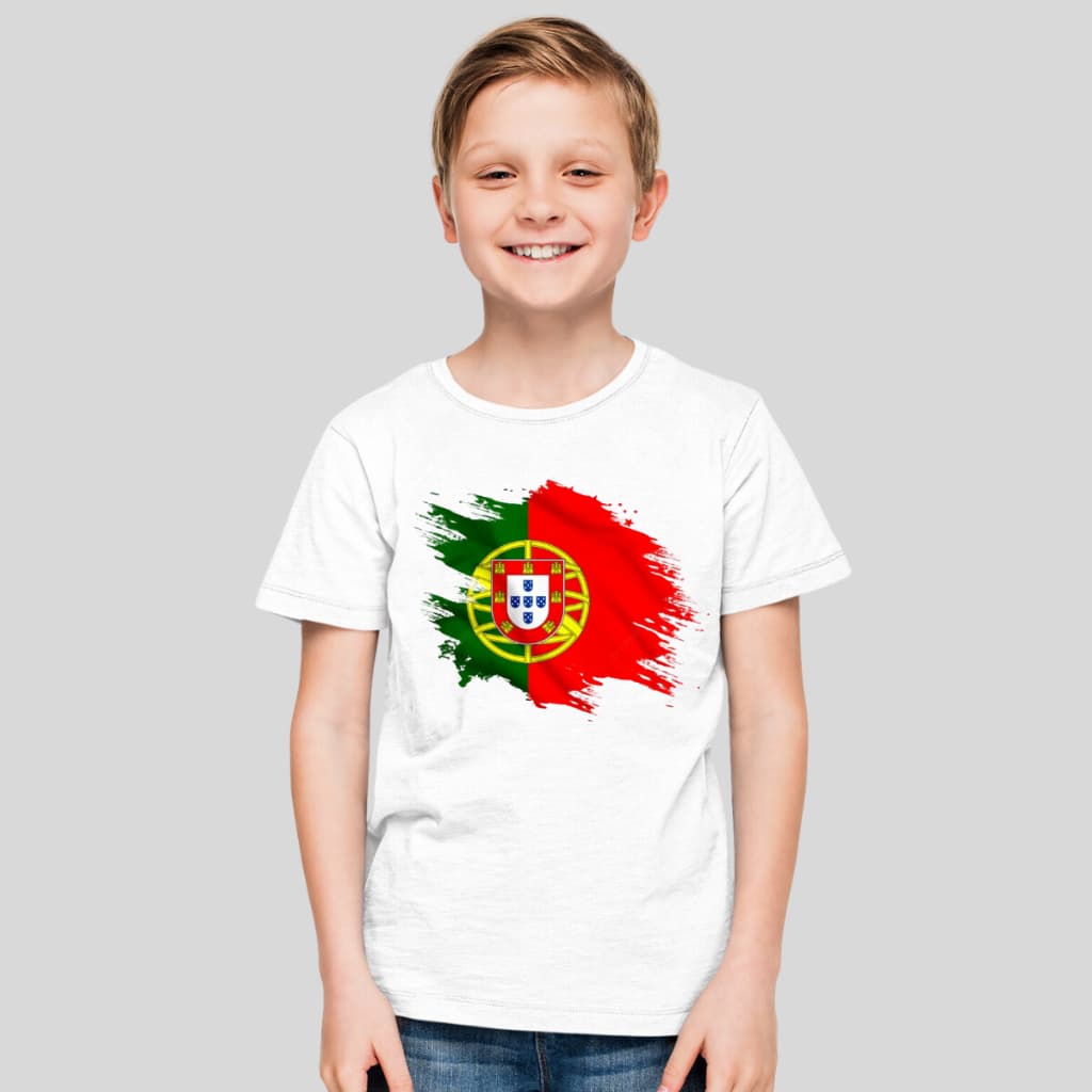 Camisa Infantil Portugal Camisetas Infantis Aniversarios Escola