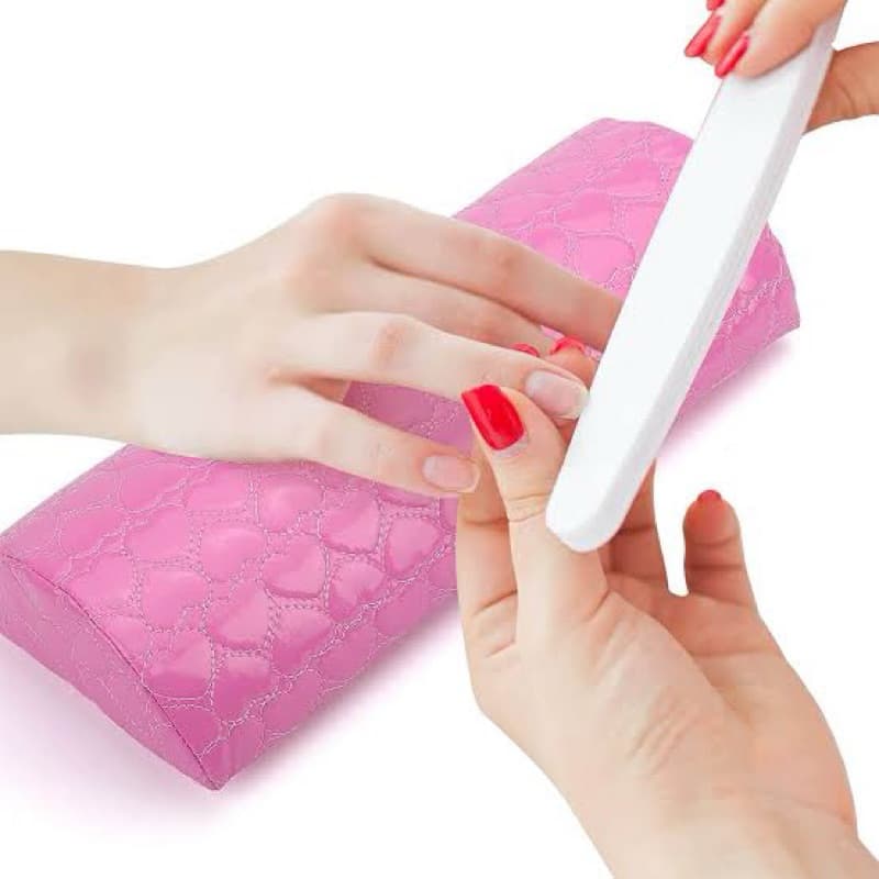 Almofada apoio para mãos manicure - cuidado com as unhas