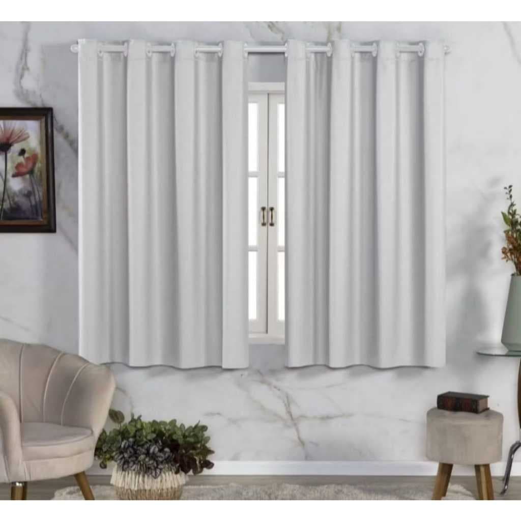 CORTINA BLACKOUT EM PVC 2,60L X 1,70A PLASTICA CURTA