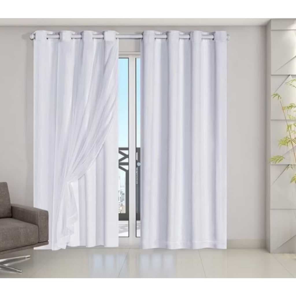 CORTINA BLACKOUT EM PVC COM VOIL 2,60L X 2,30A