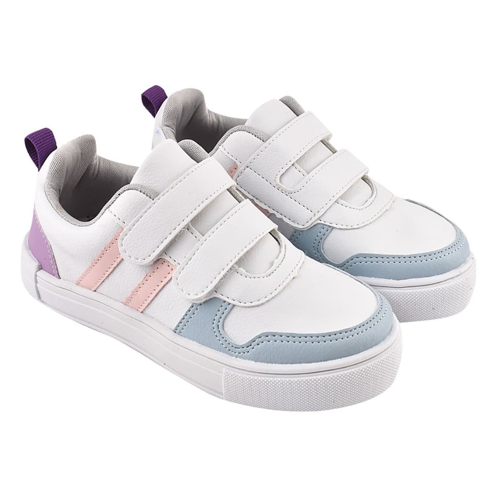 TÊNIS INFANTIL CASUAL MENINA LA KIDS BARATO ESCOLA CONFORTÁVEL LEVE MODA TENDENCIA