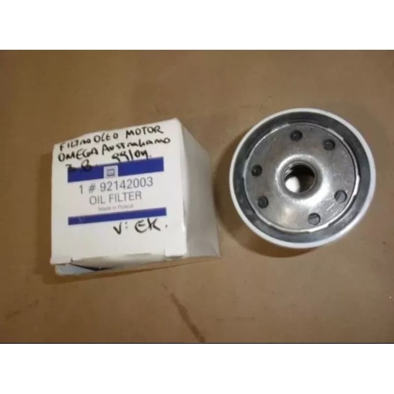 Filtro Oleo Motor Omega 99/04 Motor 3.8 Gm 92142003