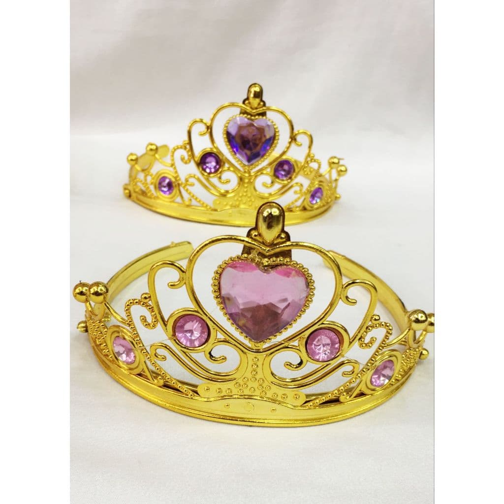 KIT 4 COROA PRINCESA DOURADA13029