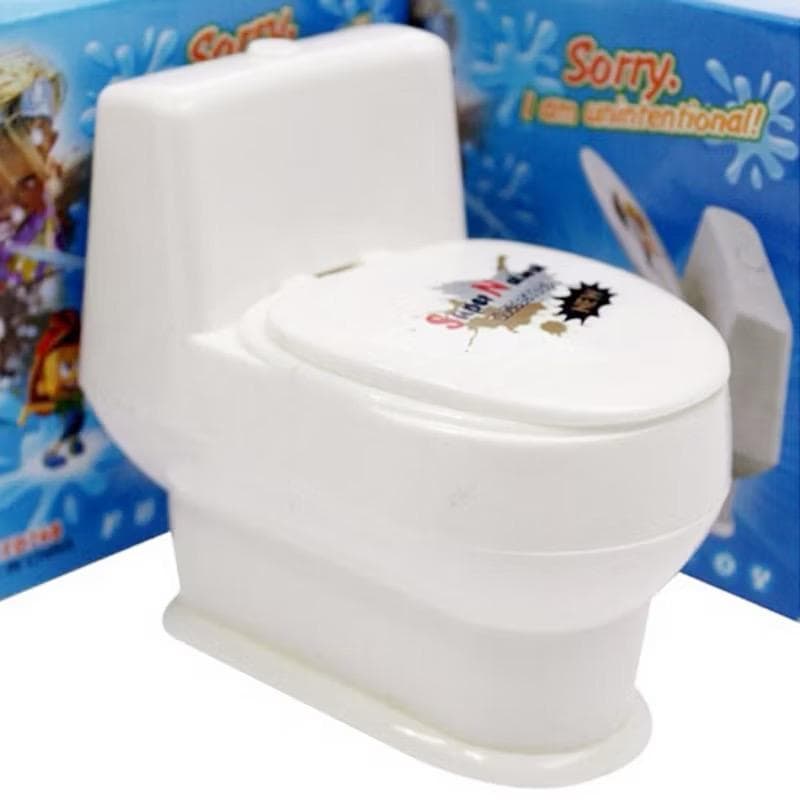 Brinquedo Interativo Vaso Sanitário, joga agua de verdade , Abril, Fool, Dia Da Novidade