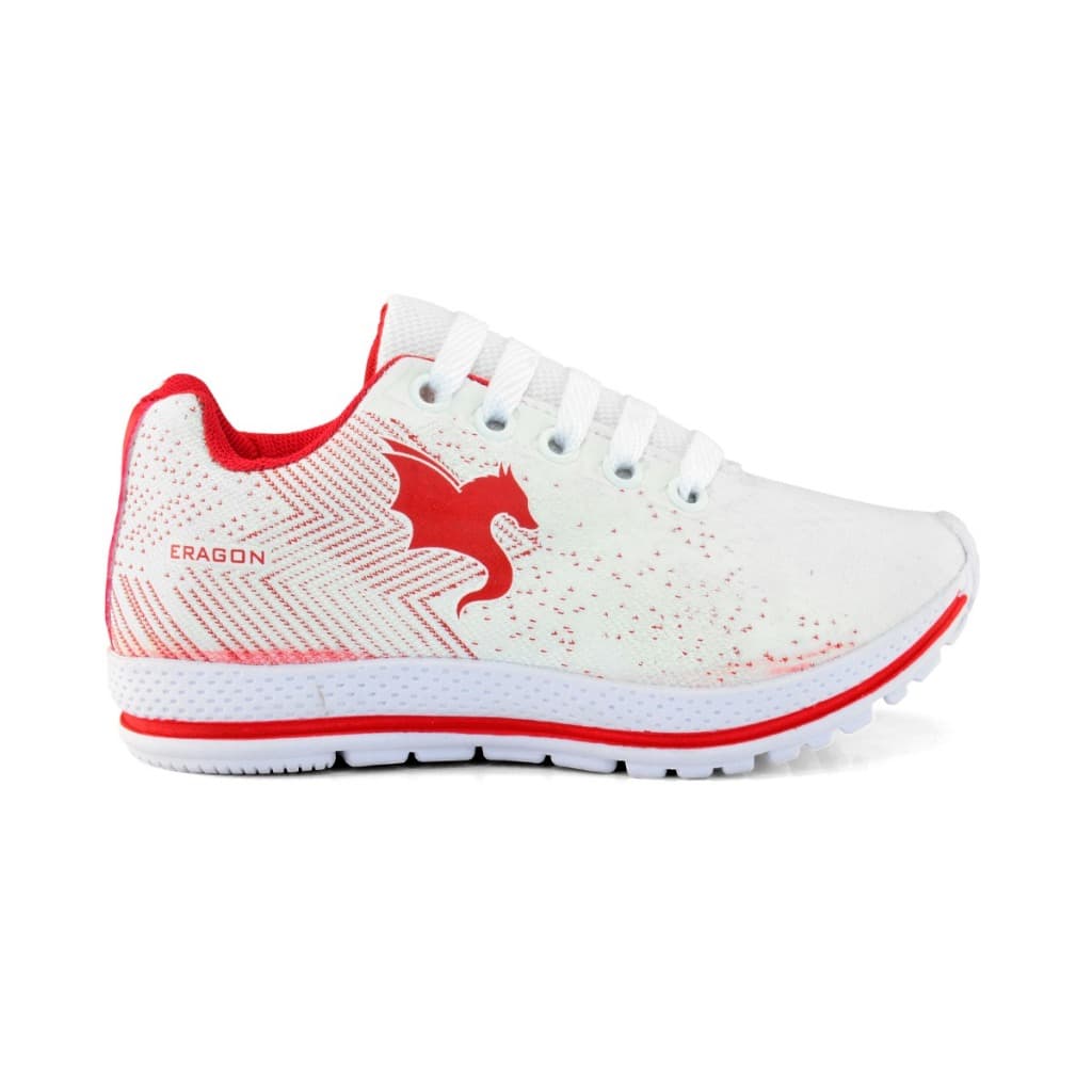 Tênis Infantil Candy Branco Vermelho Casual SL