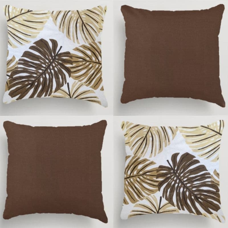 Kit 4 Capas de Almofada Gorgurinho 45cm X 45cm Diversas Cores