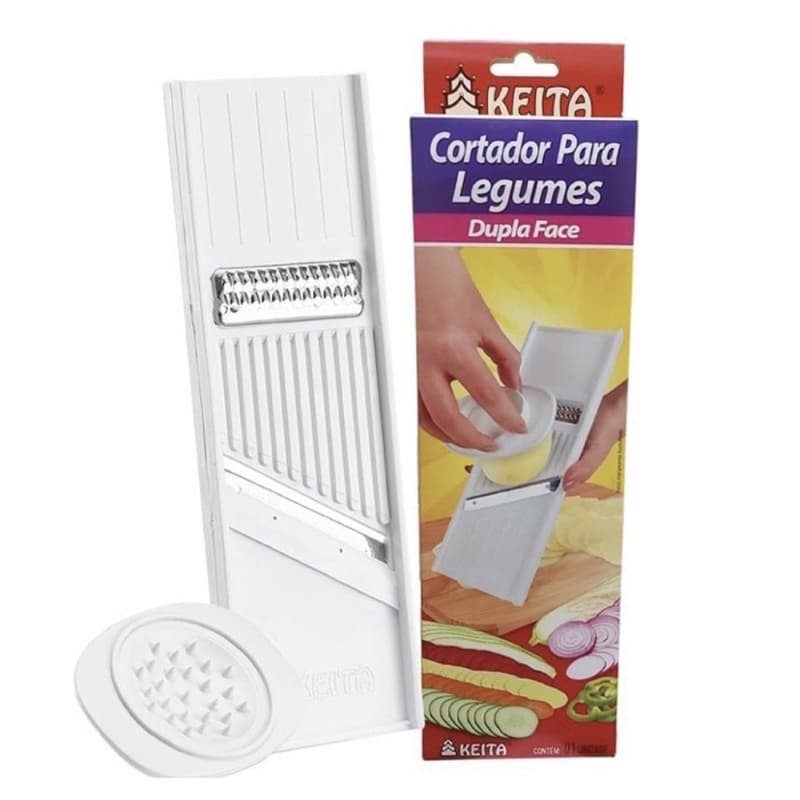 Cortador Para Legumes Keita Ralador Fatiador Dupla Face