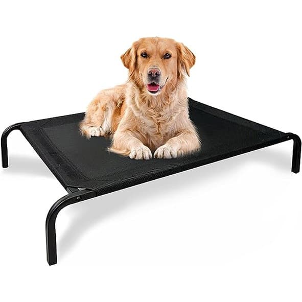 Cama Pet Impermeável Suspenso Grande Preto Cão Gato Cachorro G Dm01