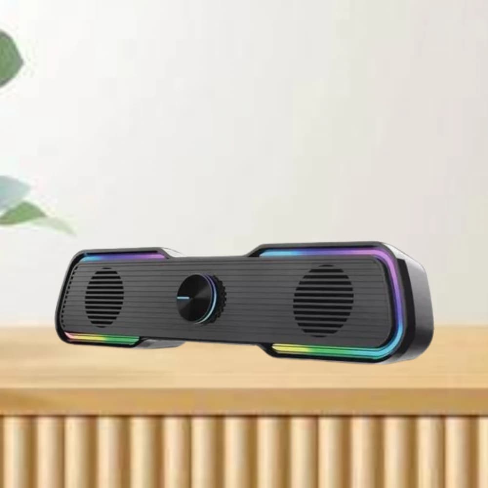 CAIXA DE SOM SOUNDBAR GAMER RGB ALTOMEX AL-3861 - Dragão