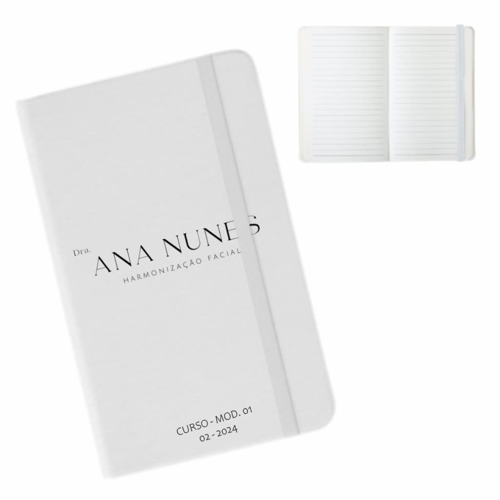 1 Caderneta Moleskine Personalizada com pauta