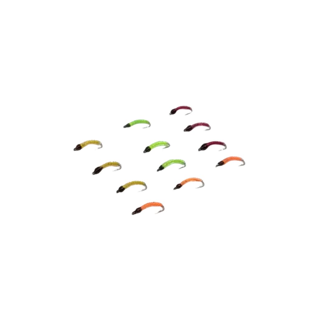 Isca Artificial Larva Diptero Mosca Fly Fishing Lambari kit c/9