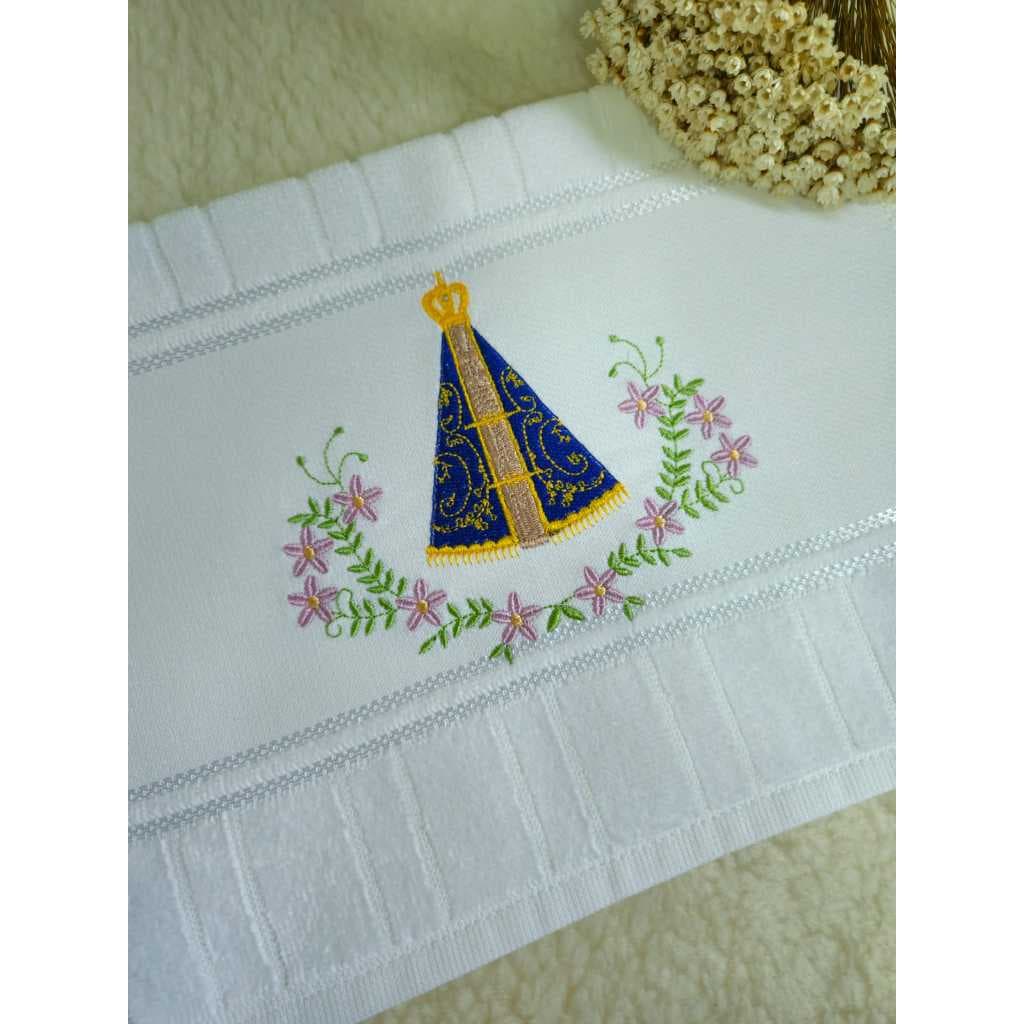 Toalha lavabo Nossa Senhora / Toalhinha Nossa Senhora / Toalha lavabo / Toalha rosto e mãos