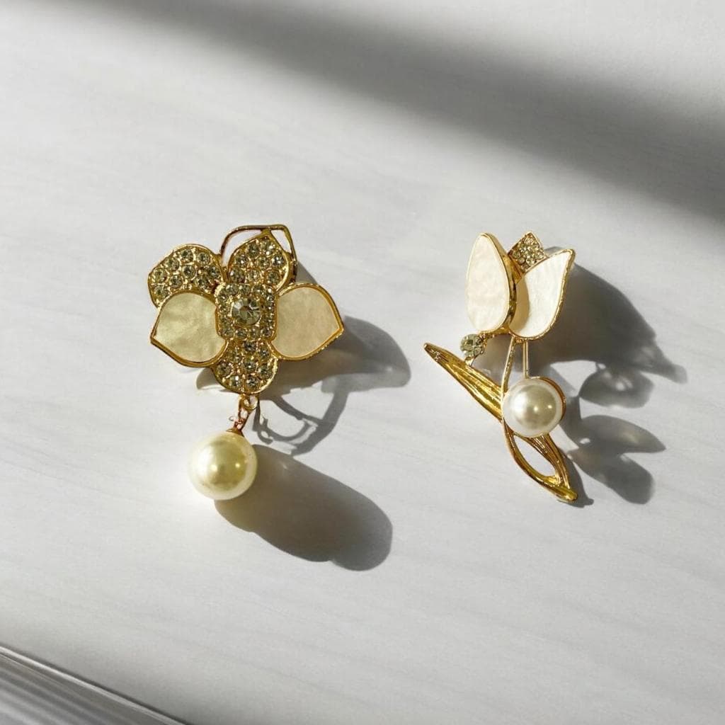Broche de Madre Pérola  para Mulheres, Grande Broche