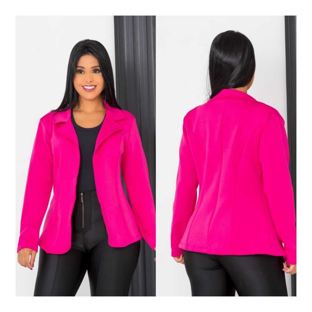 Maxi blazer feminino de tamanho alongado