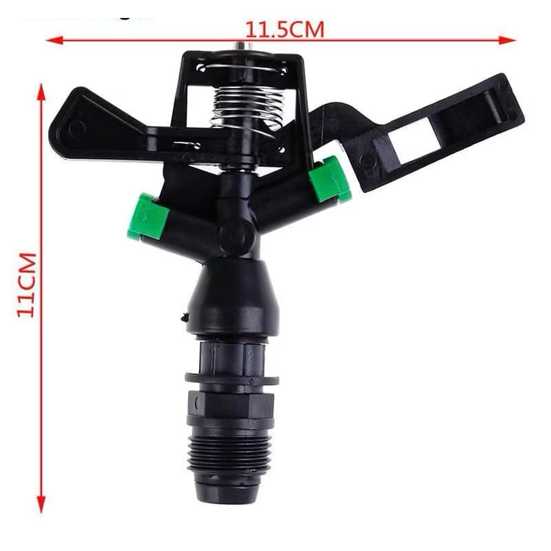 2 unidades Aspersor Giratório De 1 / 2 "Bico De Irrigação De Jardim Fazenda, bico adaptador para jardim