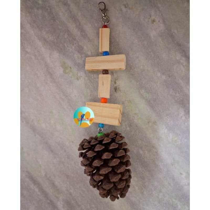 brinquedo para calopsita, brinquedo periquito, brinquedo agapornis, interativo calopsita, pinha calopsita