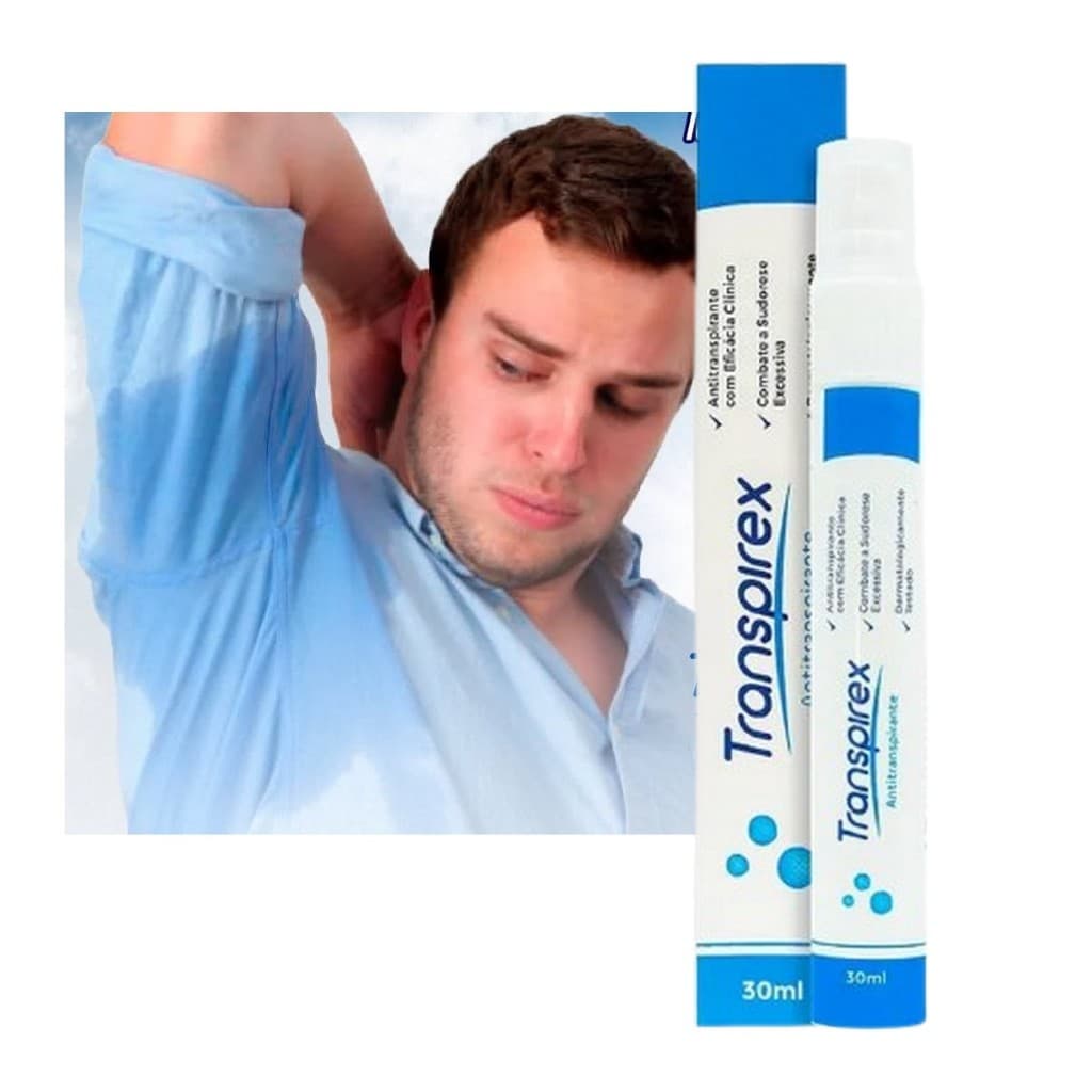 Transpirex 30ml Antitranspirante Sudorese Hiperidrose