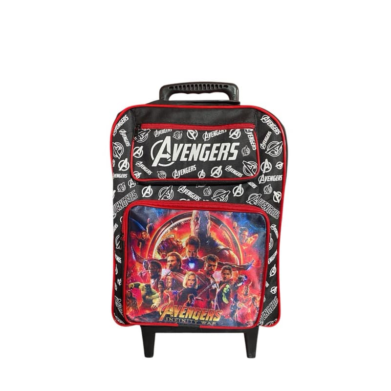 Mochila de Rodinhas Infantil Menino Os Vingadores, mochila escolar, mochila de menino