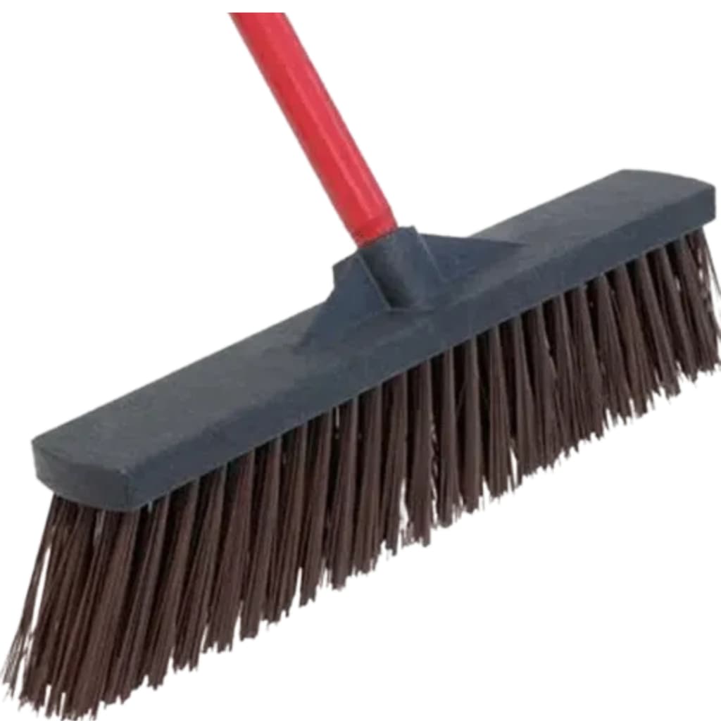 Vassourão 60cm Gari Nylon Com Cabo Grosso