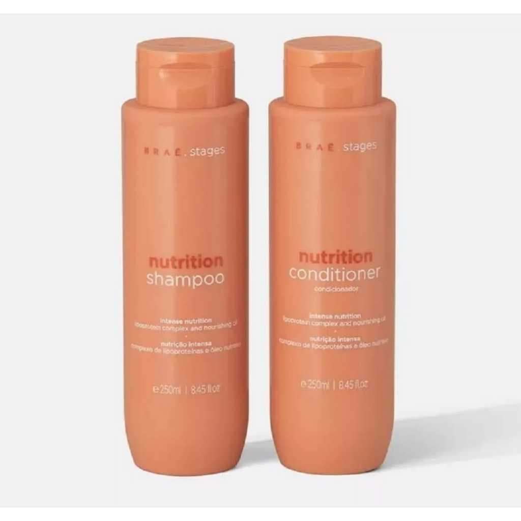 Kit Braé Stages Nutrition Shampoo e Condicionador