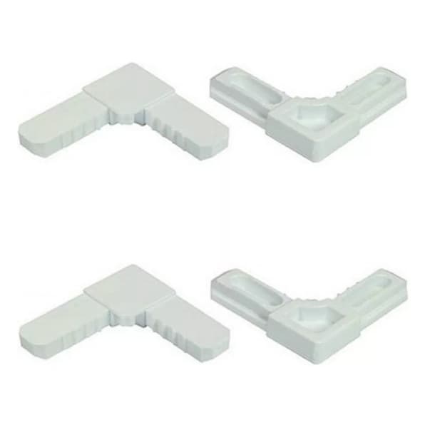 Canto Cantoneiras Para Tela Mosquiteira PARA PERFIL DE ALUMINIO