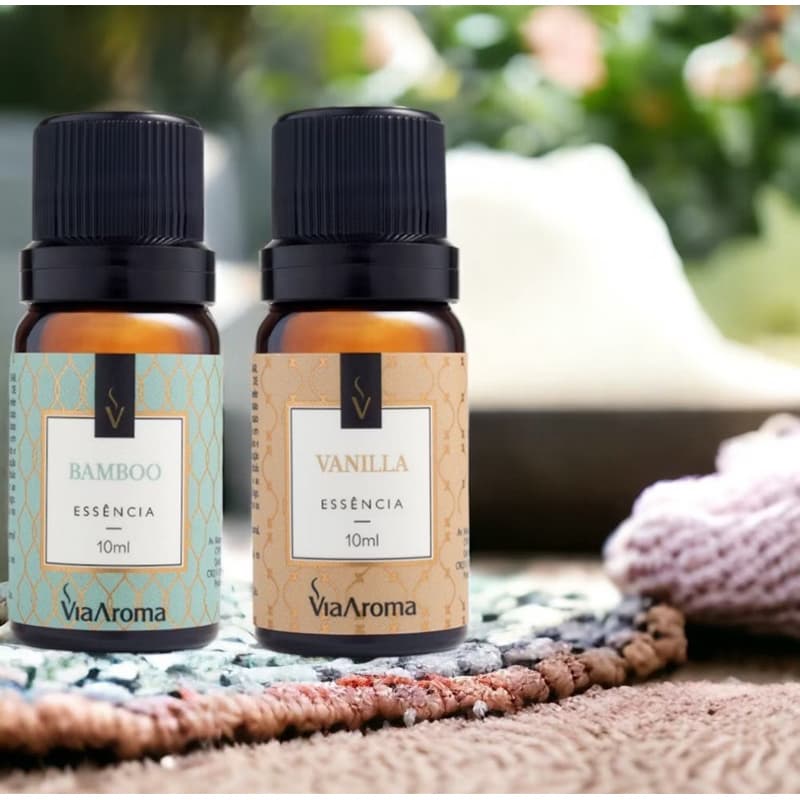 2 Essências 10ml Para Difusor de Ambiente Elétrico Via Aroma Aromas Para Casa e Escritório