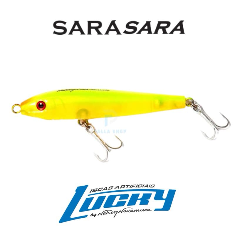 Isca Sará Sará 80 Nelson Nakamura 8cm / 7g - Trabalho Em Zara E Stick - Todas as Cores - Robalo Tucunaré Traíra Dourado