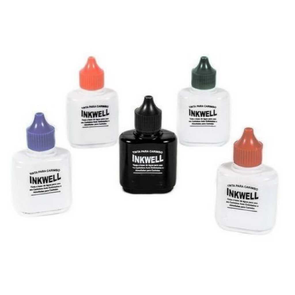 Kit Tinta Ikwell e refil Trodat.  Kit de produtos personalizado de acordo com Solicitação