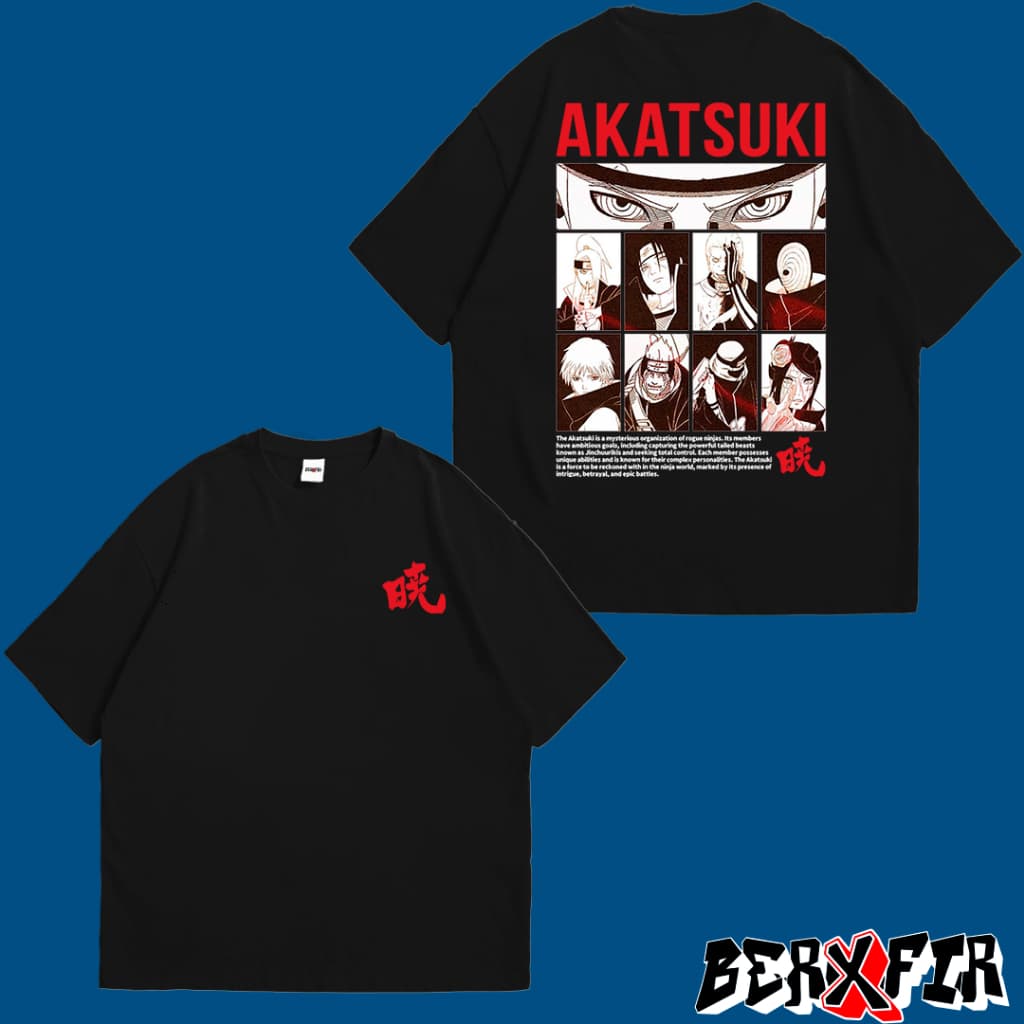 Camiseta Aktsuki P Sair Unissex Streetwear Confortavel 100% Algodão Estampa Em DTF
