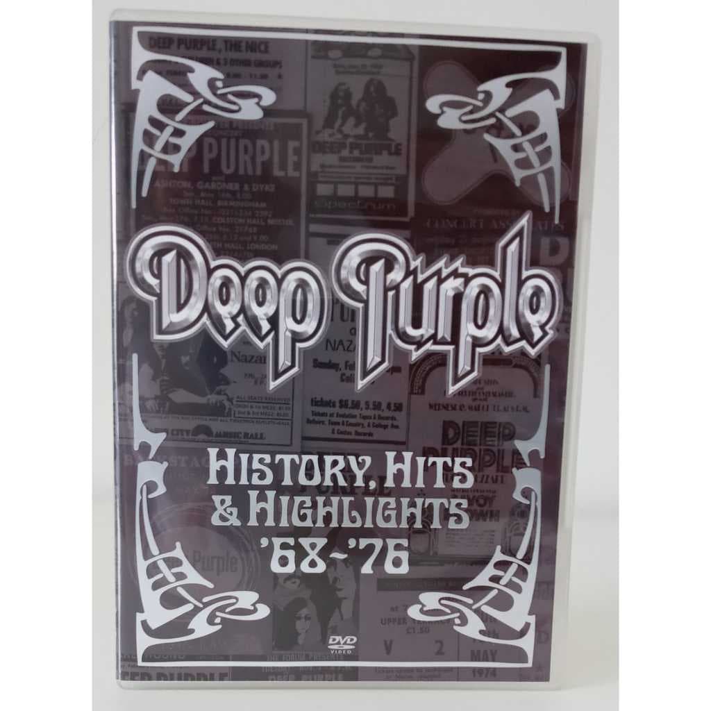 DVD Duplo Deep Purple - History, Hits & Highlights 68-76