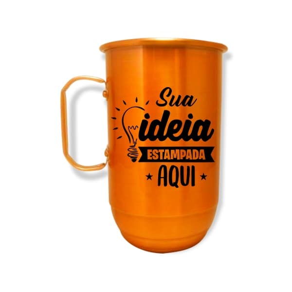 Kit 45 Canecas Coloridas 850ml Personalizadas