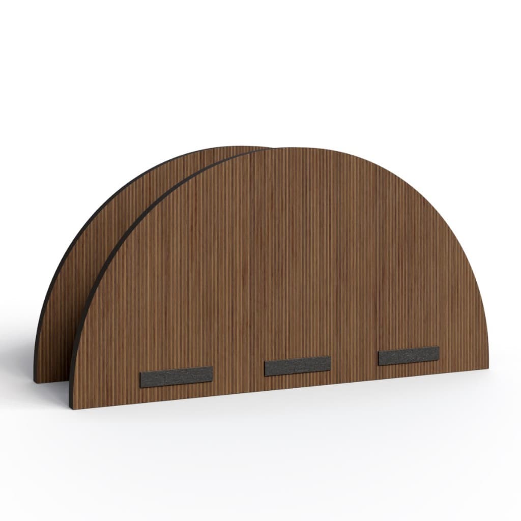 Kit Porta Guardanapo Decorativo Meia Lua Em Madeira Mdf Decoração De Casamento Aniversário Buffet