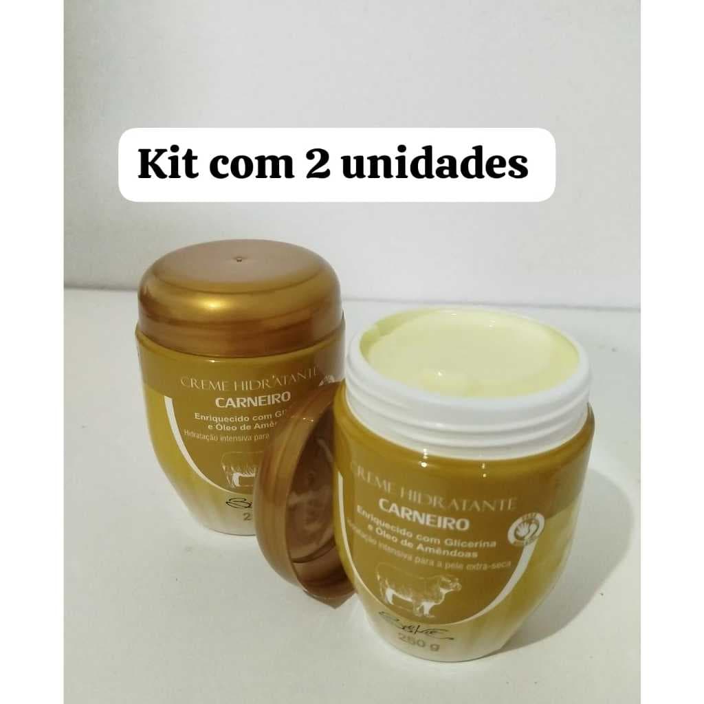 Kit com 2 Creme Hidratante Com Sebo de Carneiro - ORIGINAL Belkit - 250G