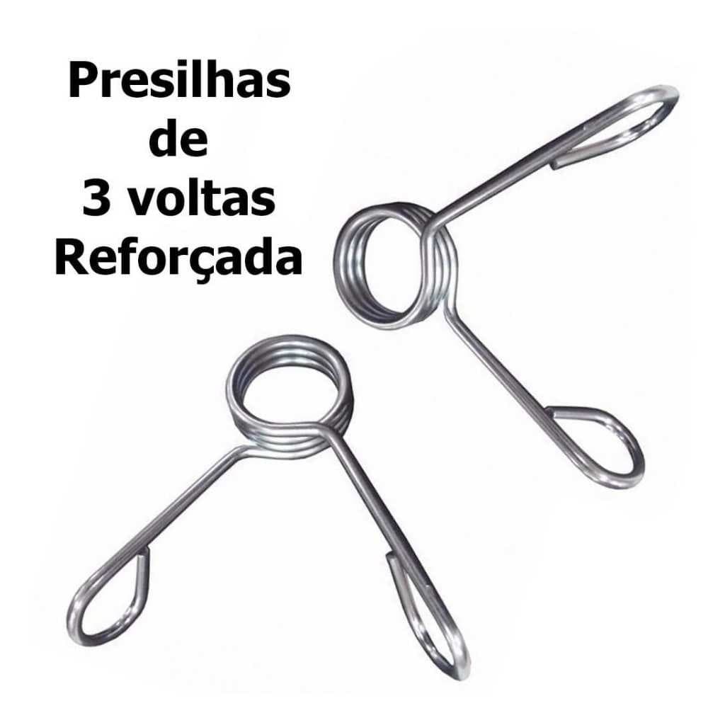 Par de Presilhas para Barra de Musculação Profissional Academia