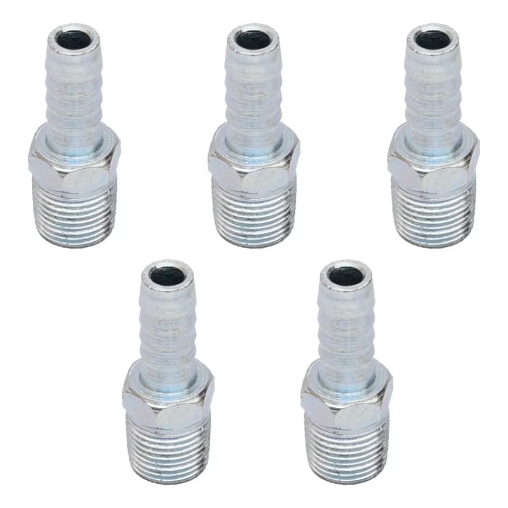Kit 05 Espigão Fixo Macho Npt Rosca X Escama 3/8'' X 3/8''