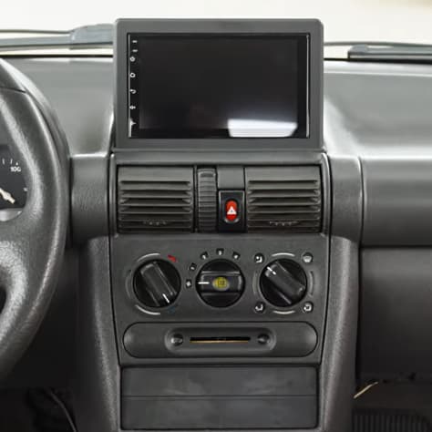 Moldura 2 Din Gm Corsa Classic Hatch Sedan G1- 1993 e 2016 Preto