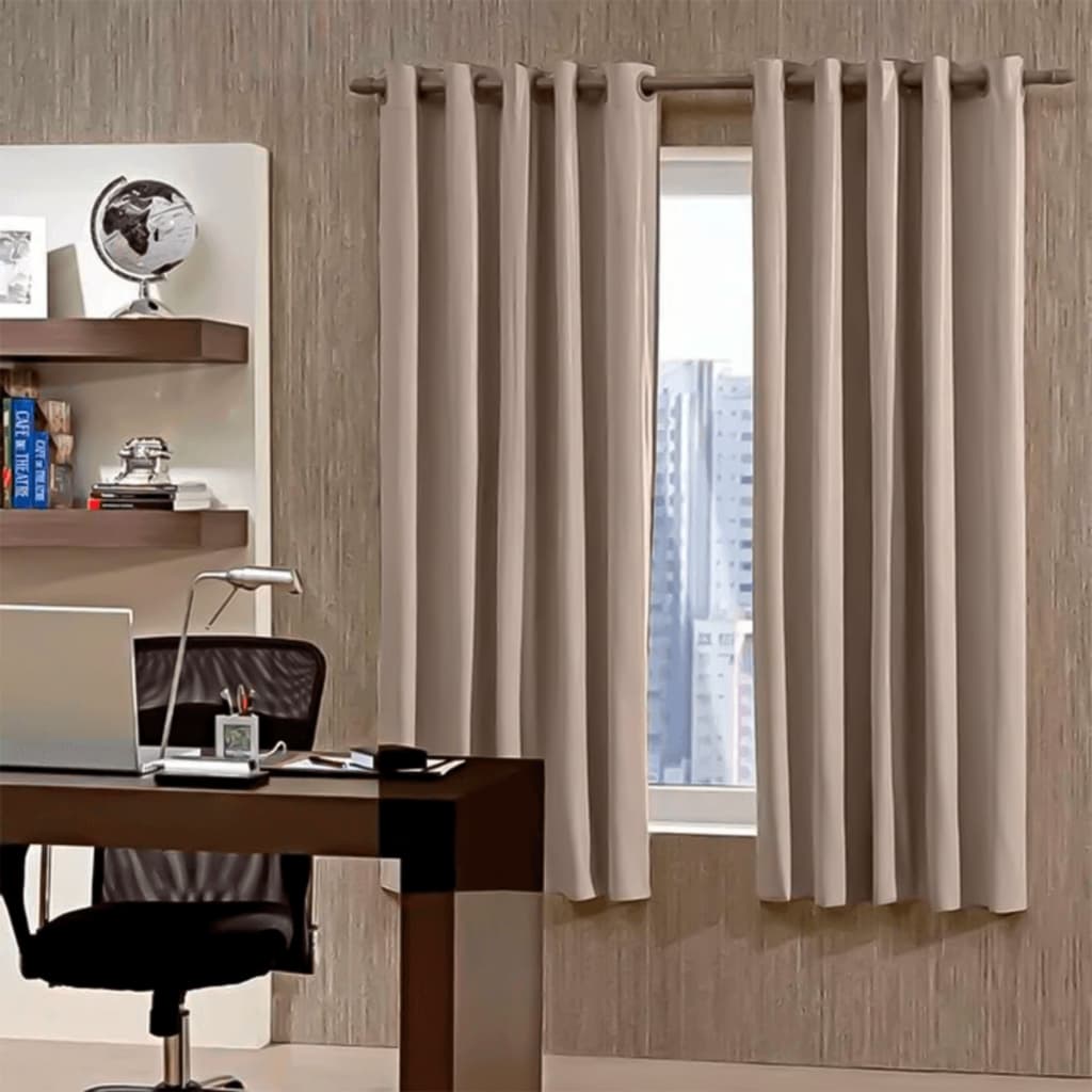 Cortina para janela com Blackout e Voil 2,60m x 1,70m Pratika Lisa Bella Janela 260x170