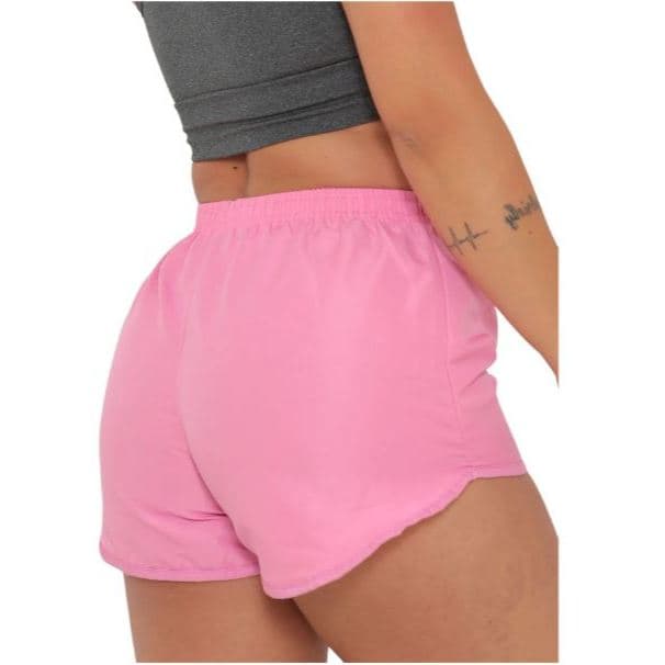 Short Tactel Feminino Moda Praia Clube Parque Tecido Leve Carnaval 2025
