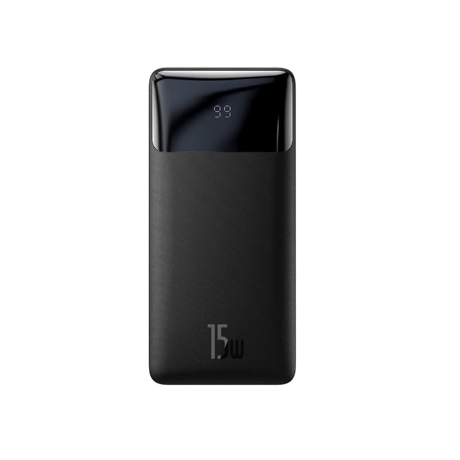 Carregador Powerbank Portátil Baseus Bipow Digital Display Power Bank 10000mAh 15W OPEN BOX
