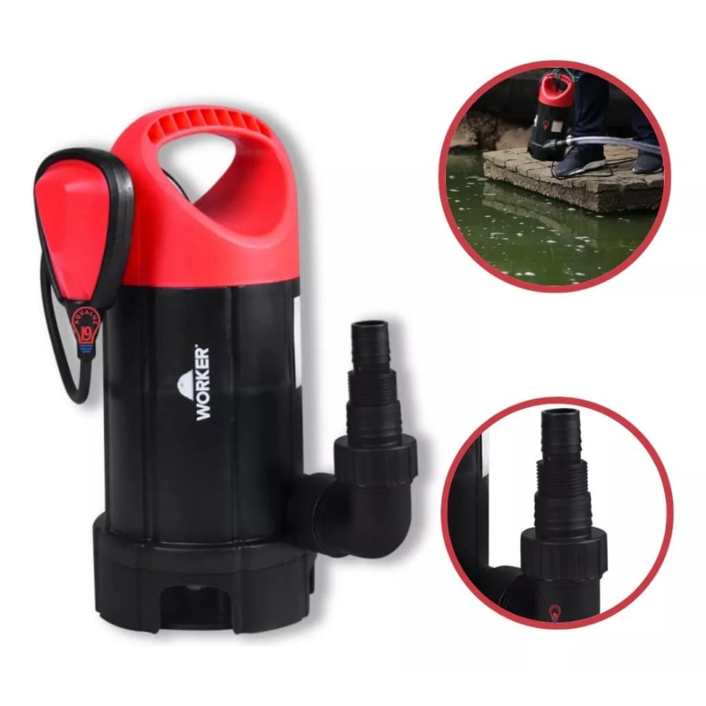 Bomba Submersível 1/2 Hp 370w Água Limpa/suja Piscina Cisterna 220v