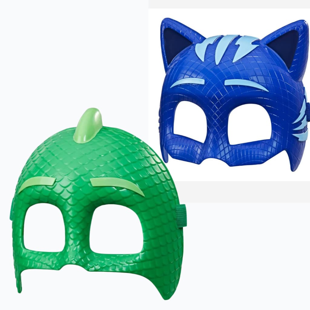 Kit Mascara Pj Masks Fantasia Menino Gato e Lagartixo Infantil Mascara Carnaval Brinquedo Criança
