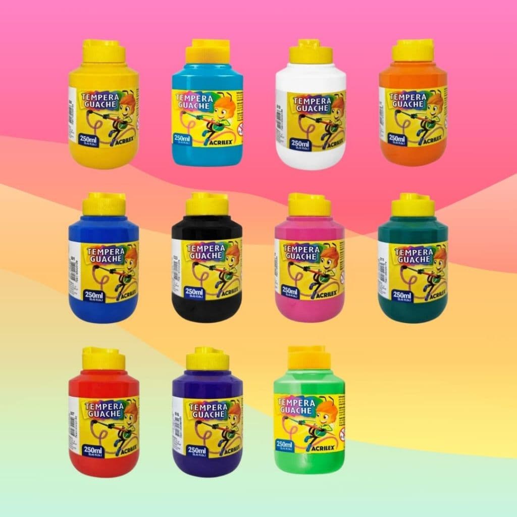 Tinta Tempera Guache 250ml - Acrilex