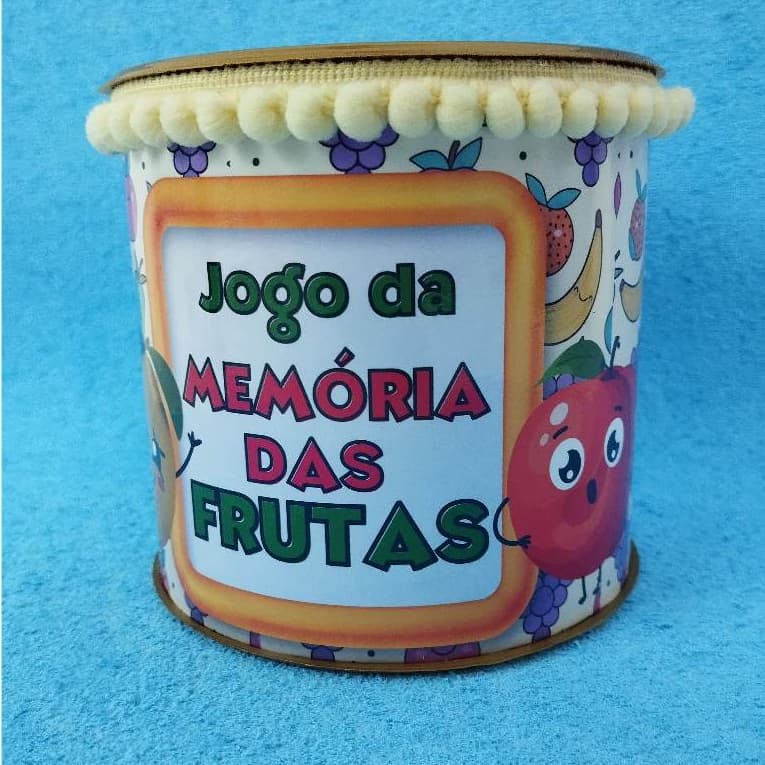Jogo Pedagógico da Memória das Frutas, jogo pedagógico alimentação saudável, Educação Infantil